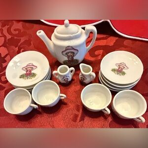 Vintage Strawberry Shortcake Porcelain Tea Set